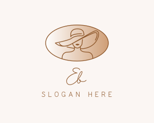 Fashion Hat Woman Logo