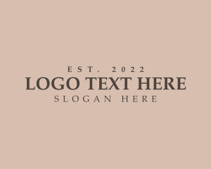 Salon - Generic Minimal Firm logo design