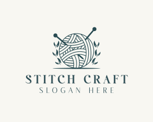 Crochet Yarn Knitting logo design