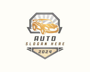 Automobile Racing Car Detailing Logo