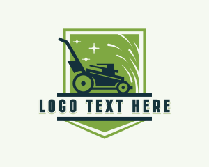 Lawn Mower Gardener Logo