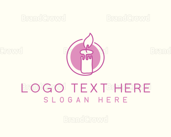 Candle String Light Logo