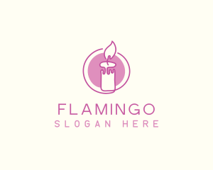 Celebration - Candle String Light logo design