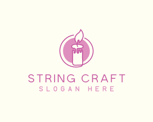 String - Candle String Light logo design