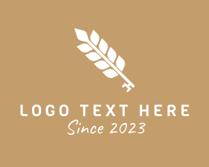 Organic - Organic Wheat Key logo design