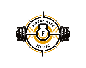 Fitness Exercise Gym logo design