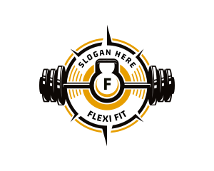 Fitness Exercise Gym logo design