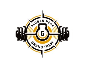 Bodybuilding - Fitness Exercise Gym logo design