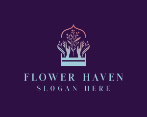 Flower Arrangement Florist logo design