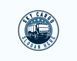 Dump Truck Logistics  logo design