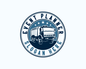 Transportation - Dump Truck Logistics logo design