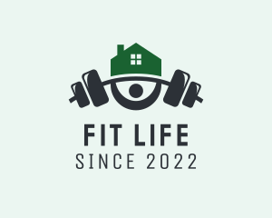 Home Fitness Workout  logo design