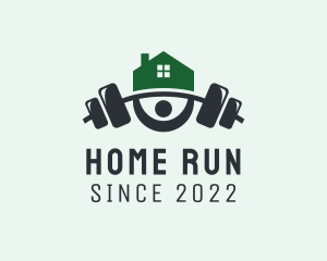 Home Fitness Workout  logo design