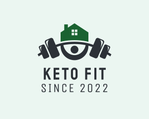 Home Fitness Workout  logo design