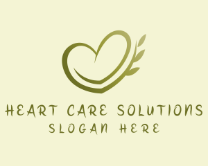 Heart Seed Plant logo design