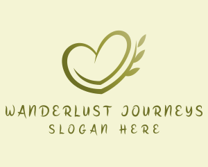 Sustainability - Heart Seed Plant logo design