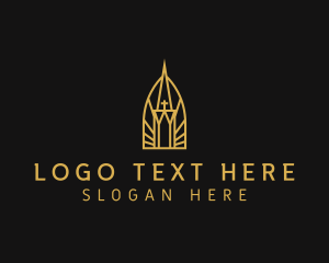 Architecture - Catholic Church Architecture logo design