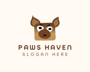 Animal Rescue - Silly Dog Animal logo design