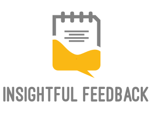 Feedback - Chat Note Application logo design