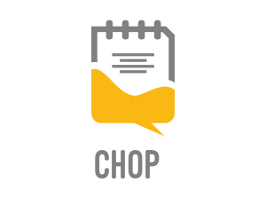 Message - Chat Note Application logo design