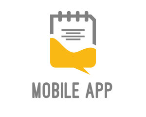 Comment - Chat Note Application logo design