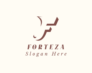 Fashion Clothing Letter F logo design