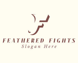 Fashion Clothing Letter F logo design