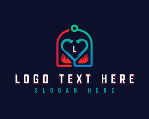 Health Care - Medical Heart Stethoscope Health logo design