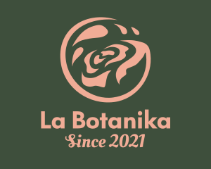 Essential Oil - Beauty Rose Oil logo design