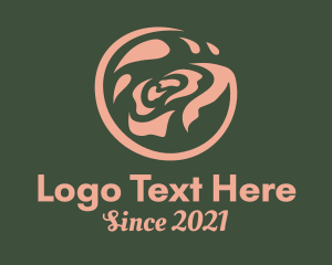 Oil - Beauty Rose Oil logo design