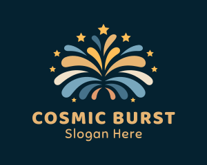Starburst - Star Celebration Fireworks logo design