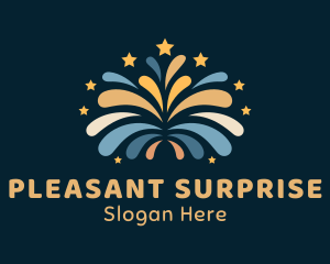 Surprise - Star Celebration Fireworks logo design