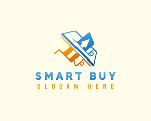 Buy - Online Store Shopping logo design