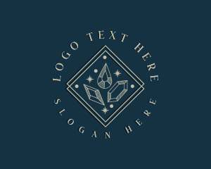 Fortune Teller - Crystal Jewelry Boutique logo design