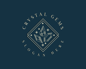 Crystal Jewelry Boutique logo design