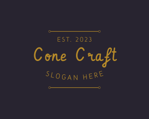 Elegant Cursive Business logo design