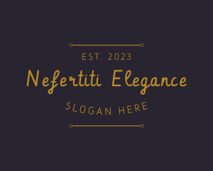 Elegant Cursive Business logo design