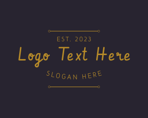 Elegant Cursive Business Logo