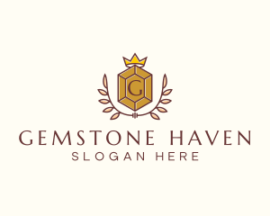 Royal Gemstone Jewelry  logo design