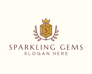 Royal Gemstone Jewelry  logo design