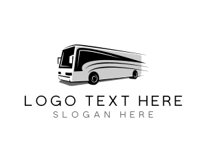 Liner - Bus Transport Travel Tour logo design