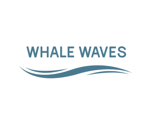 Simple Wave Wordmark logo design