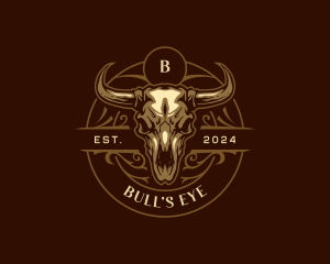 Bull Skull Ranch logo design