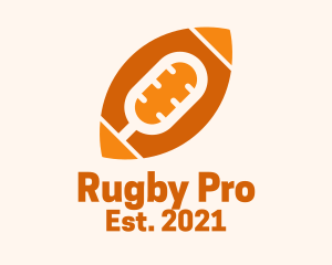 Rugby Sports Podcast Microphone logo design