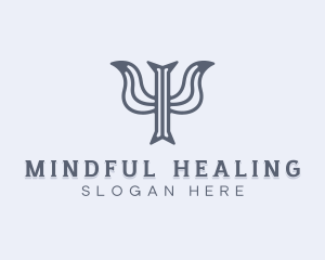 Psychiatrist - Wellness Psychologist Therapy logo design