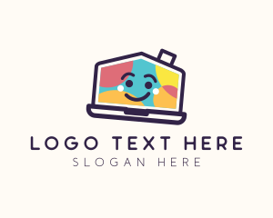 Daycare - Daycare Laptop Kindergarten logo design