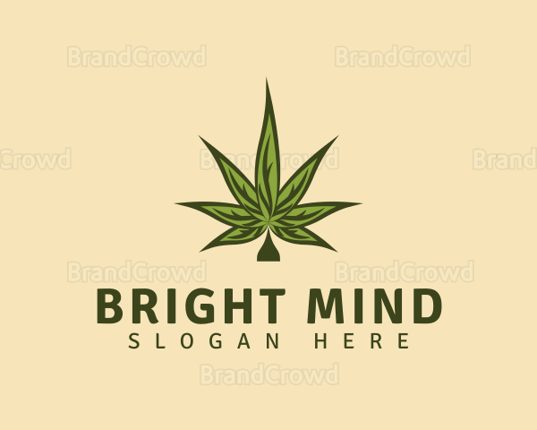 Classic Cannabis Leaf Logo