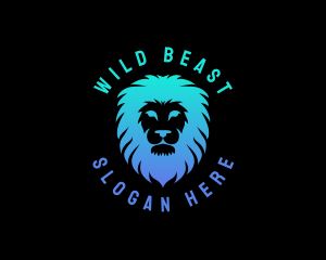 Predator Lion Beast logo design