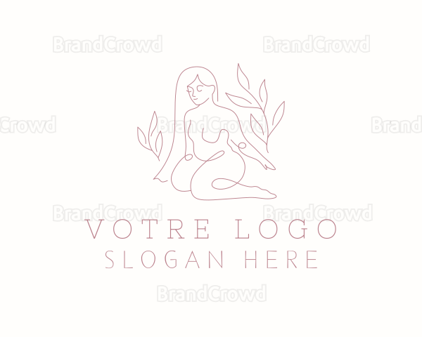 Nature Nude Model Logo