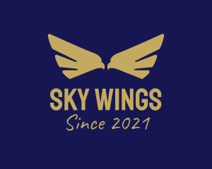 Eagle Wings Airline logo design
